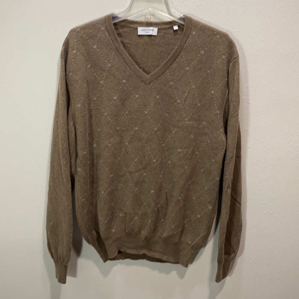 Paul Rosen cashmere v neck sweater